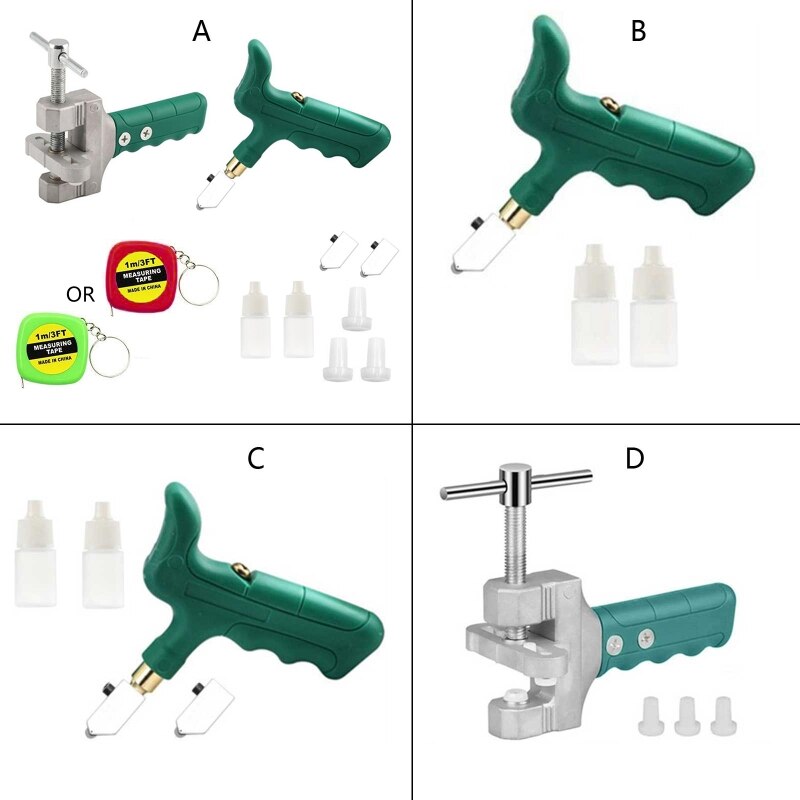 Ceramic Glass Breaking Pliers Set Manual Tile Cutte Tile Cutter Tool for Glass Mirror Window Ceramic Glazed