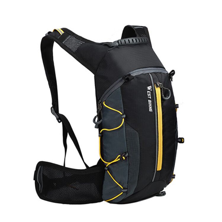 Fietsen Bag Ultralight Waterdichte Outdoor Sport Rugzak Fiets Wandelen Bergbeklimmen Rugzak 10L Bagage Tassen: Yellow Backpack