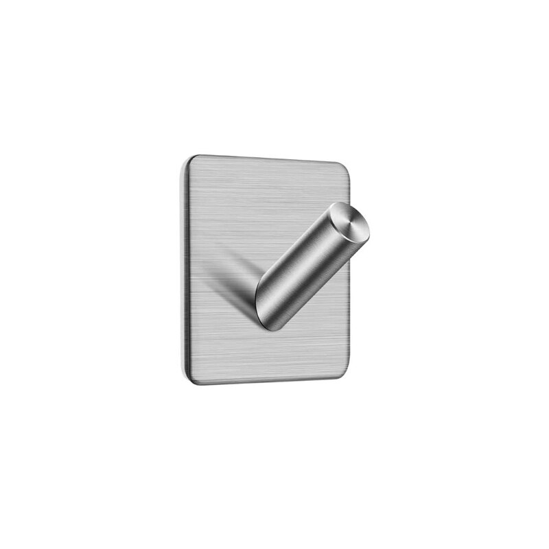 Adhesivo 3M, ganchos de acero inoxidable 304, puerta de pared, ropa, abrigo, sombrero, colgador de llaves, cocina, baño, ganchos de toallas a prueba de herrumbre: Stainless Steel