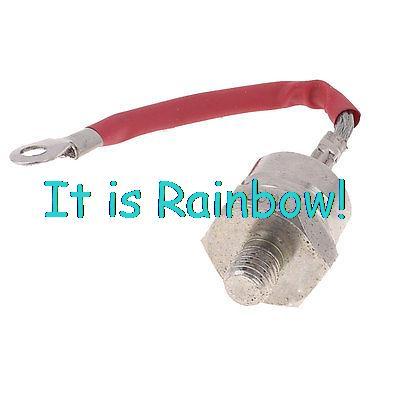 Red Rubber Coated Wire Ceramic Insulator Stud Mount Rectifier Diode 1200V 50A