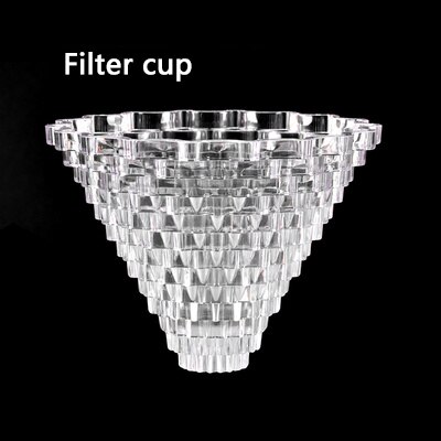-Resistente ao calor filtro de vidro do copo de café de uma xícara de mãos domésticos lavado pote definir sua V60 funil de gotejamento pote de café: C