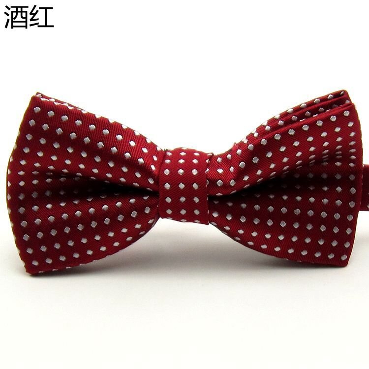 Children Formal Polyester Jacquard Bow Tie Kids Classic Dot Bowties Colorful Butterfly Wedding Party Bowtie Tuxedo Ties: 8