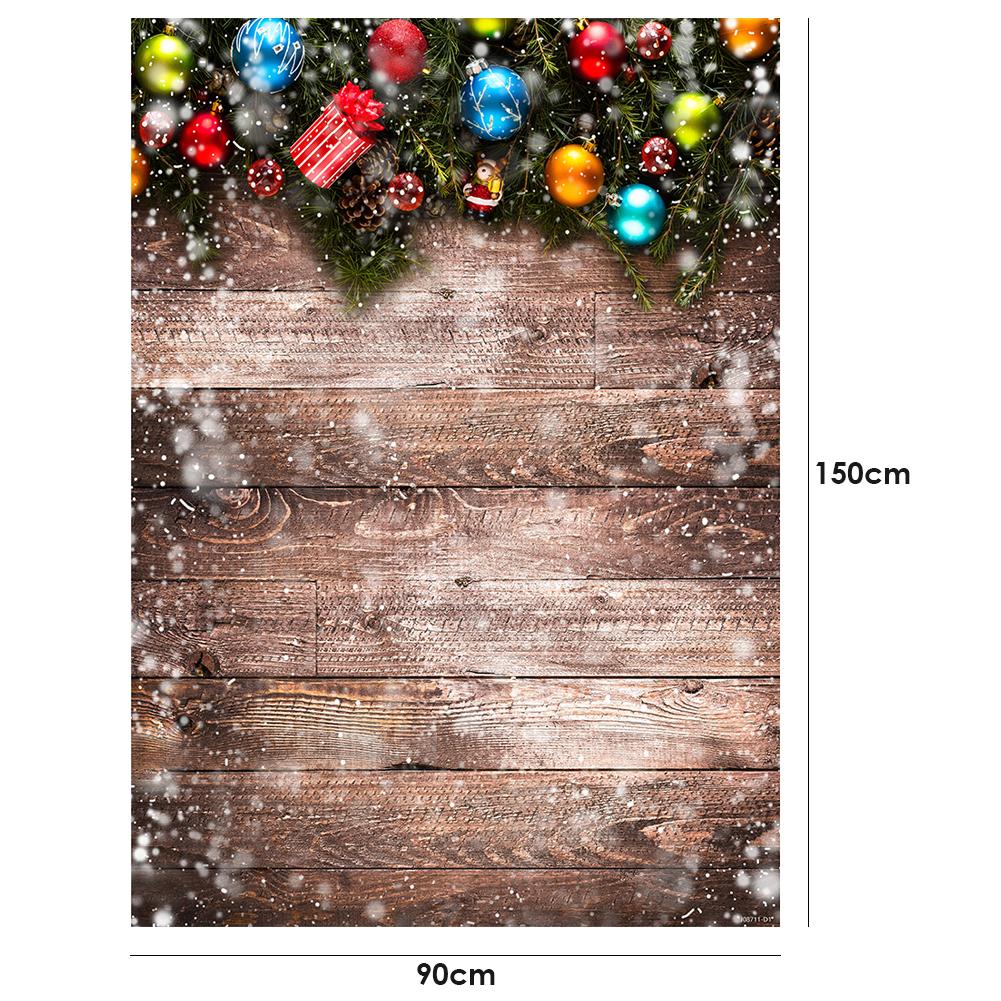 0.9X1.5m Christmas Background Cloth Pictorial Cloth Party Santa Claus Snow Photo Studio Fabric Decoration Accessories: E