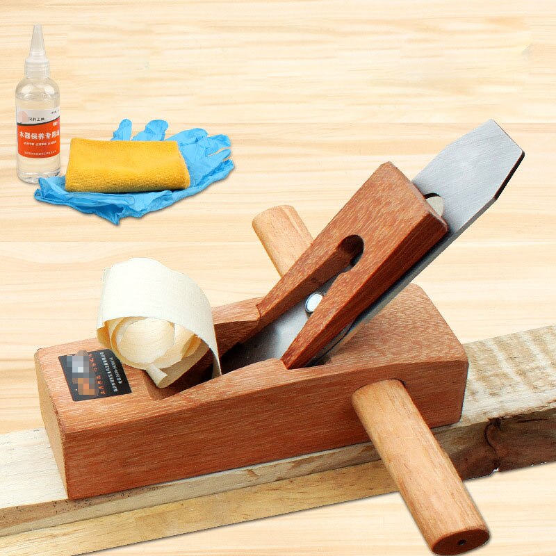 Durable Hand Planes Size 100mm/180mm/400mm Redwood Hard Wear Resistant Flat Hand Plane Household Woodworking Tools