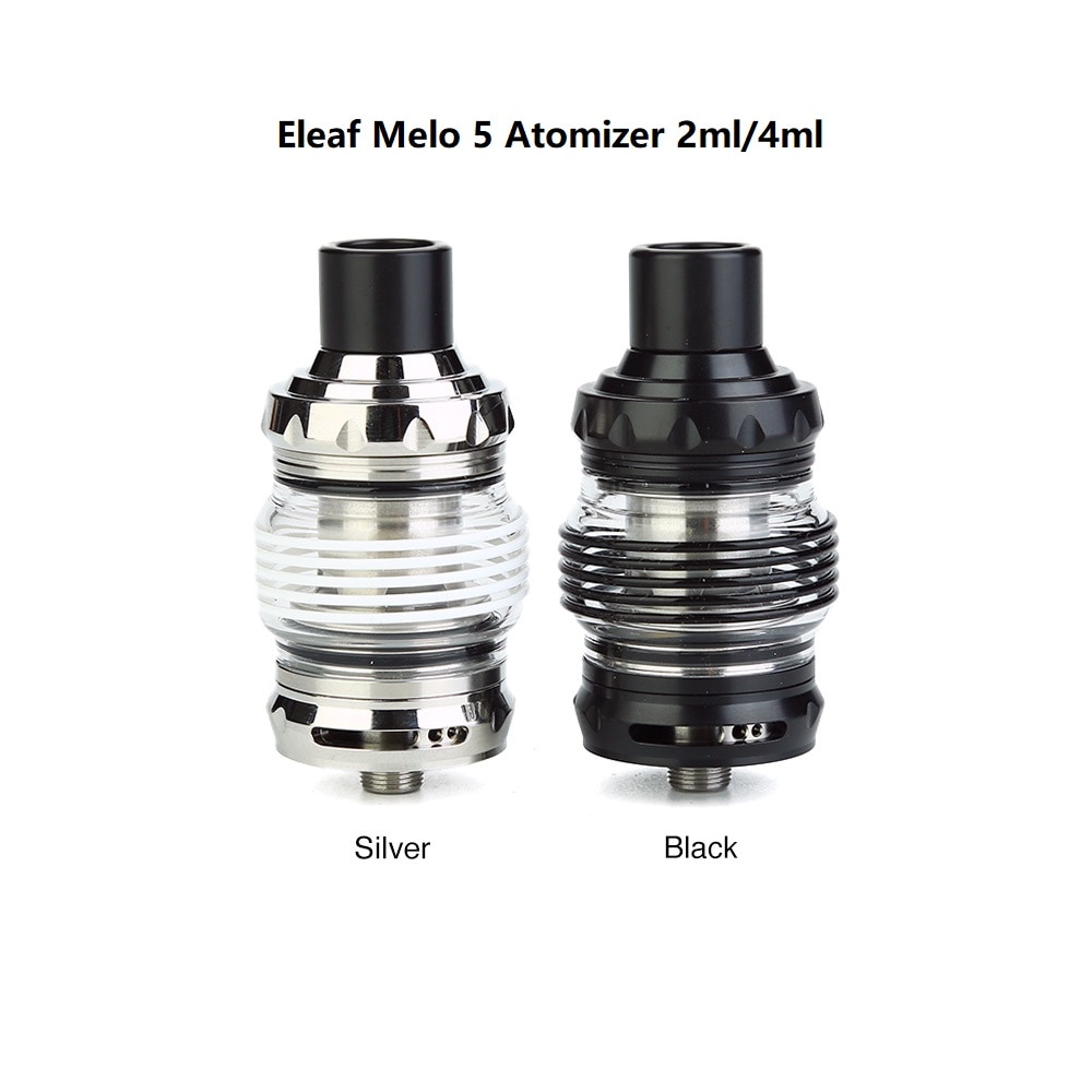 100% Original Eleaf Melo 4 Atomizer 2ml/4.5ml & Melo 5 Atomizer 2ml/4ml Tank Fit Eleaf IKuun I80/ iKuun I200 /iStick Rim MOD