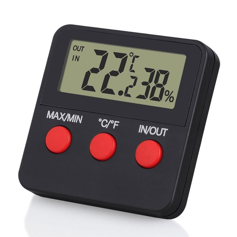 1 Set Of Pet Reptile Habitat Thermometer Hygrometer Temperature Control Products For Lizard Gecko Snake Turtle Without Battery