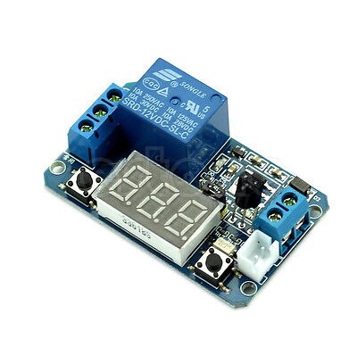 Programmable Timer Relay 12V LED Digital Display Module + IR Remote Controller