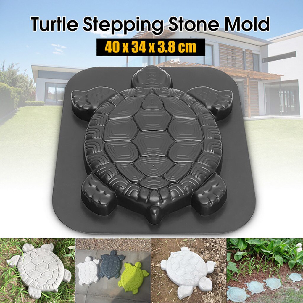 Schildpad Stepping Stone Mold Beton Cement Mould Abs Schildpad Tuinpad 44Cm