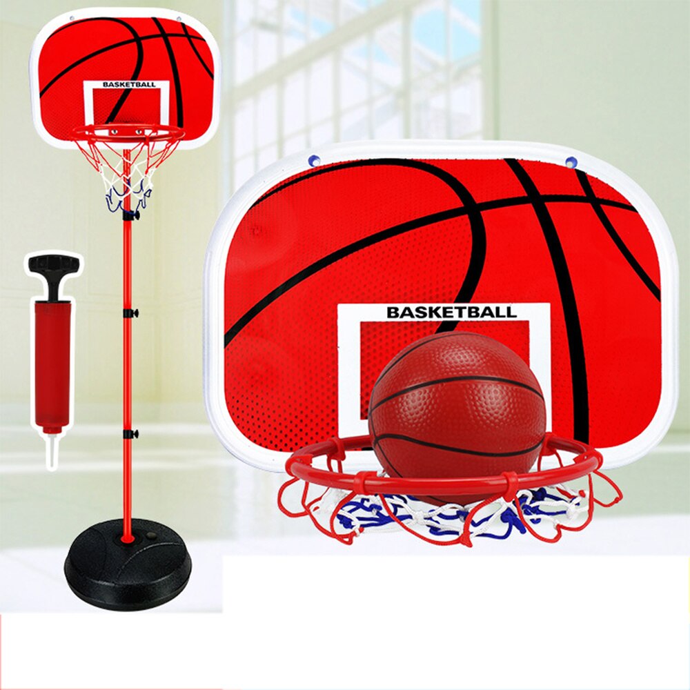 Kinderen Basketbal Set Rekken Stand Metal Training Shot Indoor Outdoor Sport Lifting Basketbal Frame-2.1M (Rood)