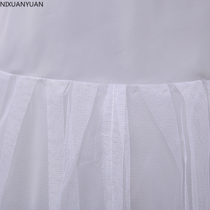 White Mermaid Wedding Hoop Skirt Petticoat Under Wedding Dress Petticoat for Girls Slip Crinoline Women's Petticoats for Dresses