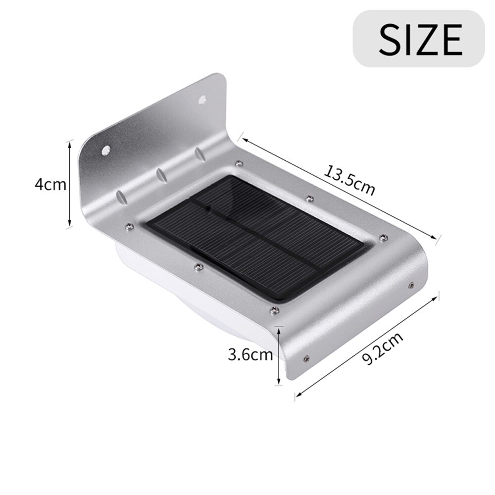 Generation 16 LED Solar Power Energy PIR Infrared Motion Sensor Garden Security Lamp Outdoor Light