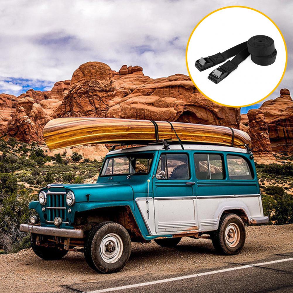 Practical Ratchet Strap Wide Application Superior High Break Strength Cargo Strap Lashing Strap Cargo Ratchet Buckle 2Pcs