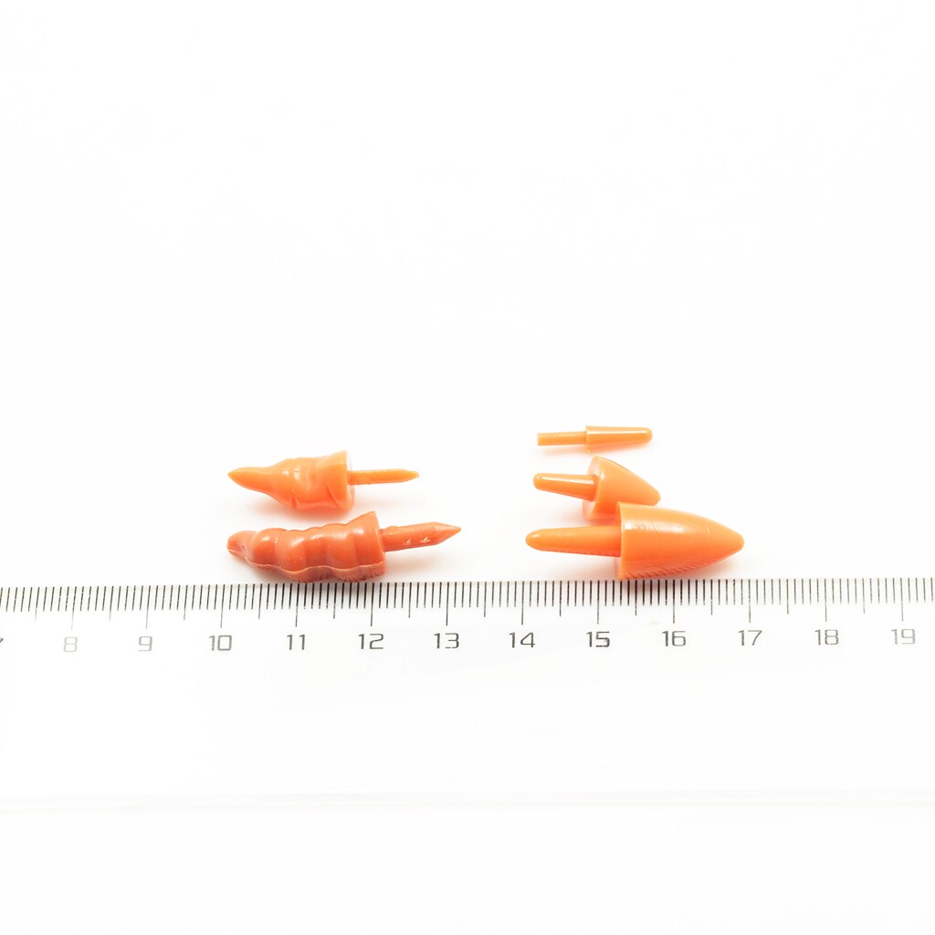 160x snemand miniature gulerodsnæser realistisk orange til udformning af indretning hobby håndlavet jul vinter snemænd