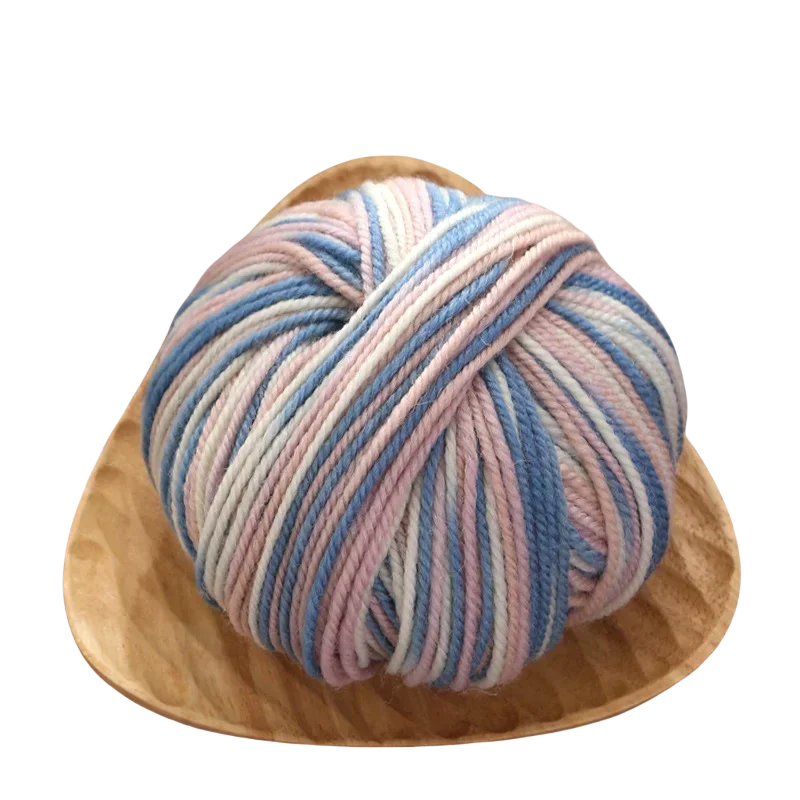 50g Sectional Dyed Colorful Wool Yarn for Knitting Sweaters Gloves Scarves Yarn To Make Hand-Knitted Crochet Thread Yarn: Red