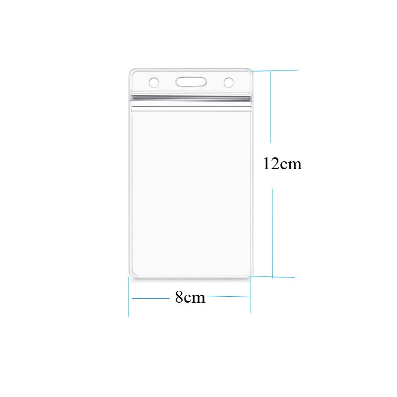 1 sztuk wodoodporna przezroczysta karta pcv pokrywa kobiety saszetka męska na karty Obudowa, aby chronić karty kredytowe bankowa karta identyfikacyjna rękaw: 8X12CM
