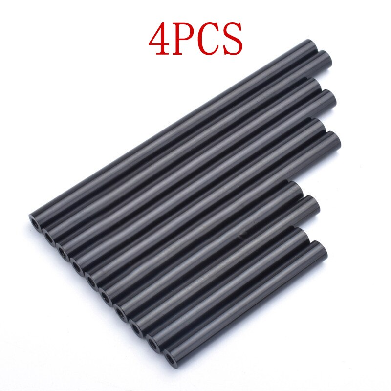 4PCS M3 Round Aluminum Column Diameter 5mm Connecting Rod L 48/58mm Pillar Post Parts for RC Plant Agriculture UAV Drone Rack
