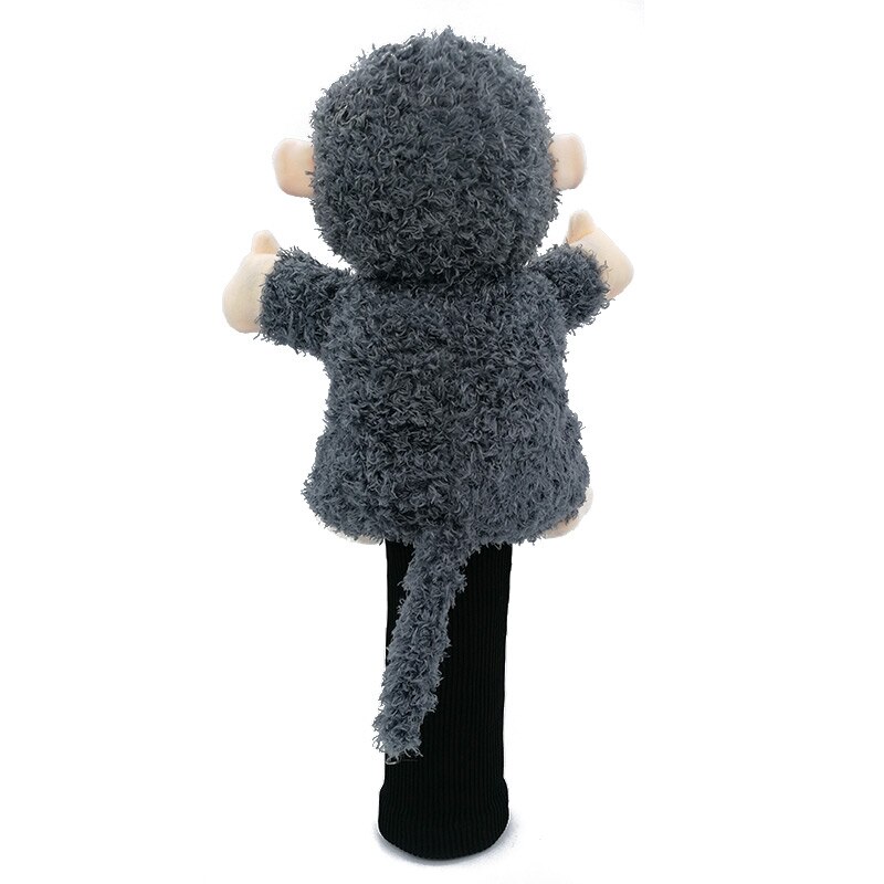 Cabeza de mono Golf cubierta de la cabeza del bosque de la calle 5 colores de la historieta Animal Golf accesorios mascota novedad lindo