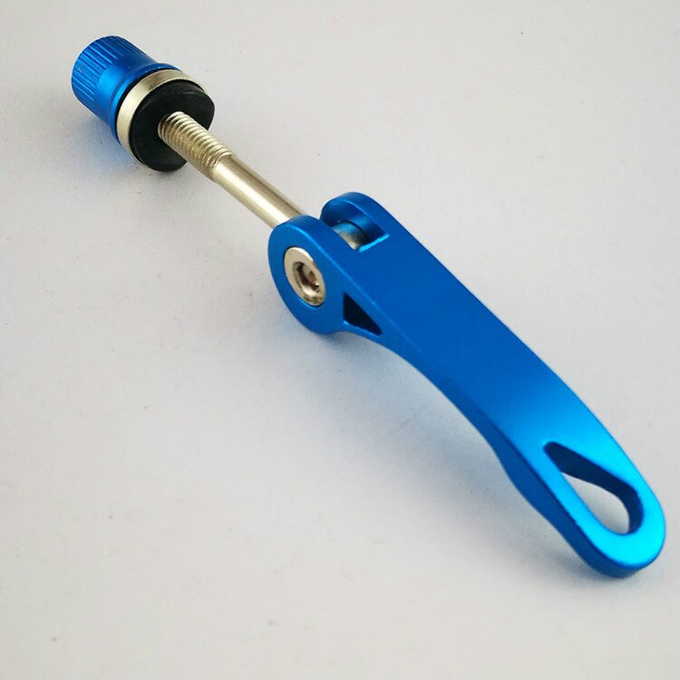 1PC Bicycle Quick Release Aluminium Alloy Bike Seat Post Clamp Seatpost Mountain Bike Seat Tube Clamp Bicycle Accessories: Bule