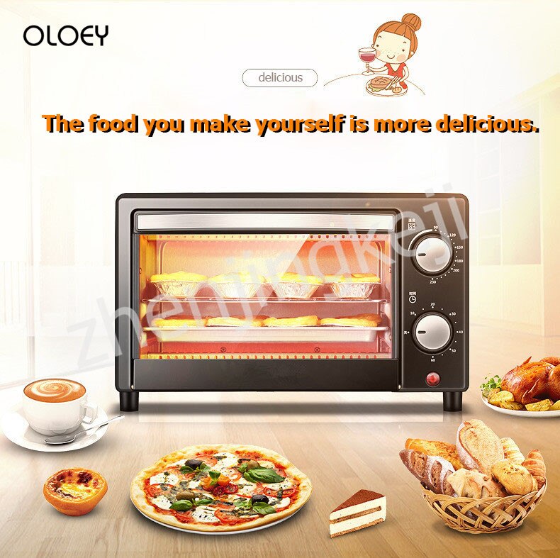 Household Multifunction Oven 12L Small Oven Baking Box Mechanical Ovens G12A