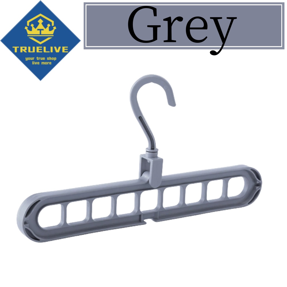 Cintres pliables à 9 trous, 20/10/5/3/1 pièces, robustes, gain de place, organisateur de vêtements pour chambre, garde-robe, maison, porte-vêtements: M / jaune clair