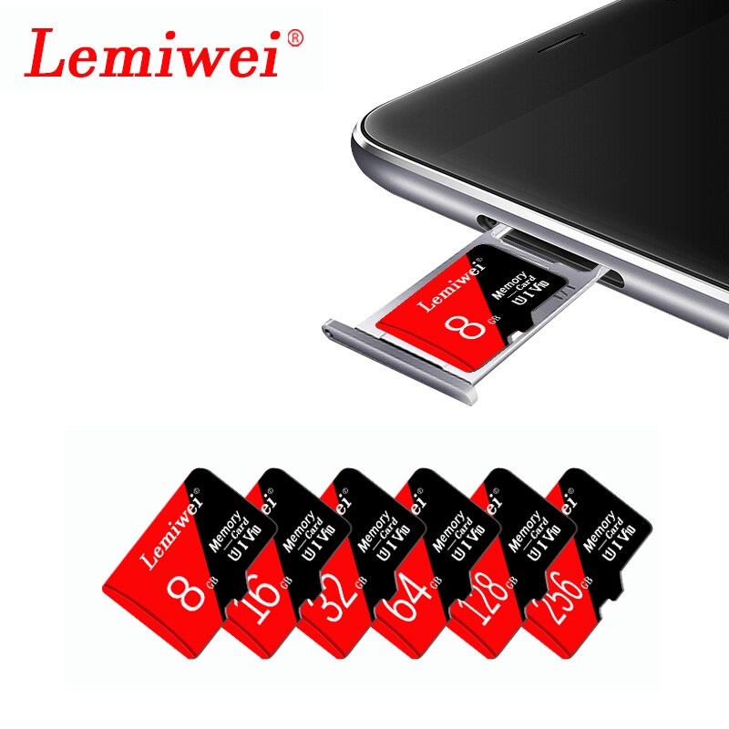 100%  originale micro sd-kort minnekort klasse 10 tf- kort 8gb 16gb 32gb 64gb microsd 128gb flash-stasjon micro sd minnekort