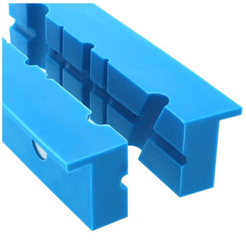 2pcs Magnetic Bench Vise Jaw Pads 5.5 Inch Vise Protection Strip Grips Bench Vise Jaw Clamps