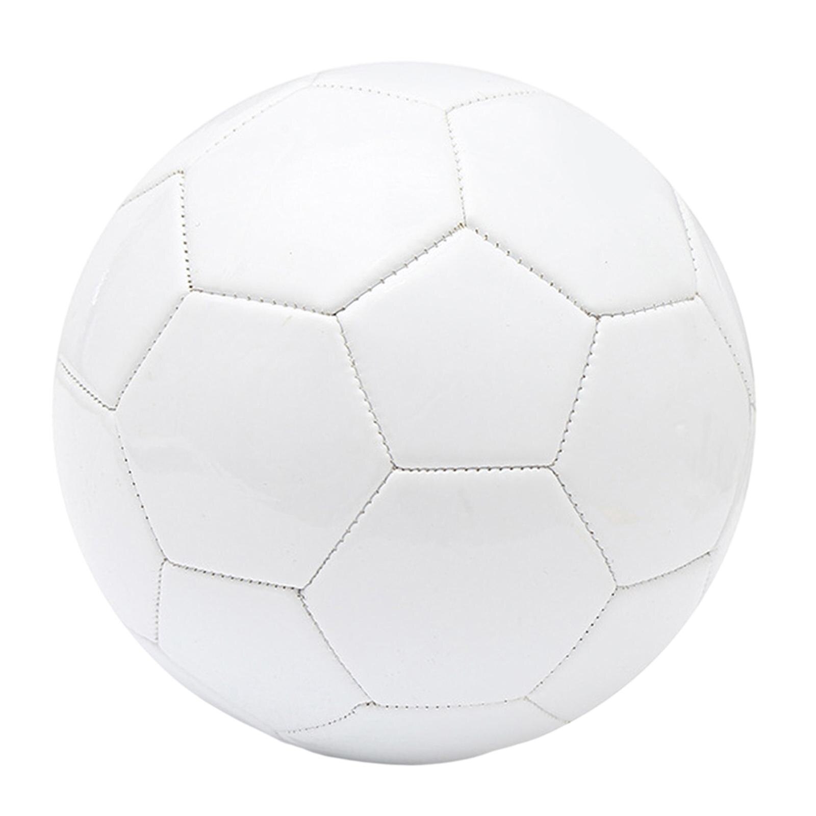 White Soccer Ball Size 5 Official Size Lightweight for Kids Adult Football