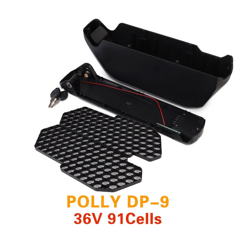 E-rower 48V 36V obudowa baterii litowej dół rury bateria robić rowerów elektrycznych Polly skrzynka z 18650 uchwyt robić telefonu DIY 10S 13S 7P 14S 6P: DP-9 36V tylko pudełko