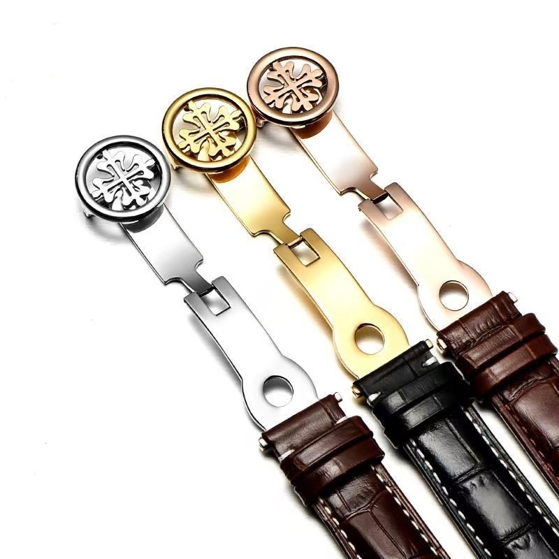 Duurzame lederen horlogeband 20 21 22 mm bruin zwart blauw vouwsluiting kalfsleren band geschikt voor Patek Phili 5146 5270 horloge