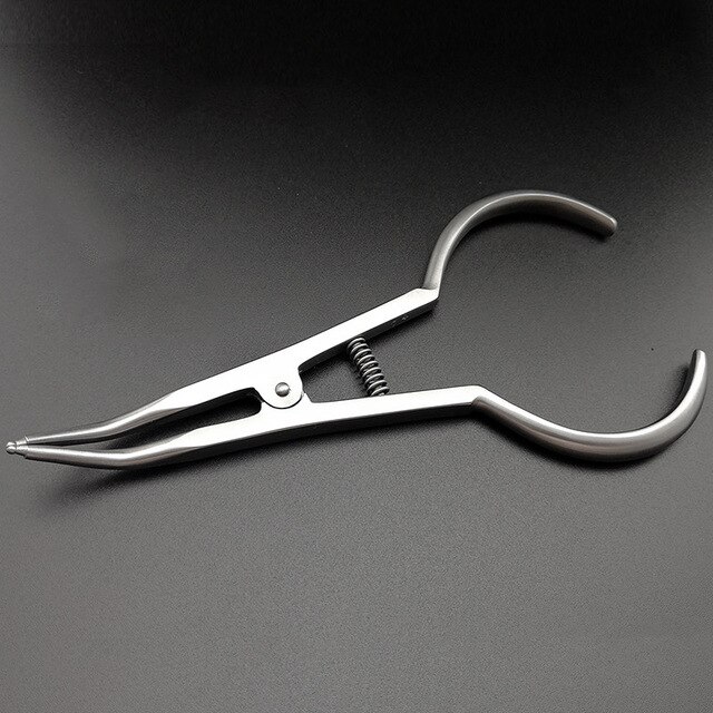 Orthodontic Elastic Separators Circle Placement Pliers Dental Separator Placing Plier Rubber Ring Steiner Ligature Ties Forceps: Plier