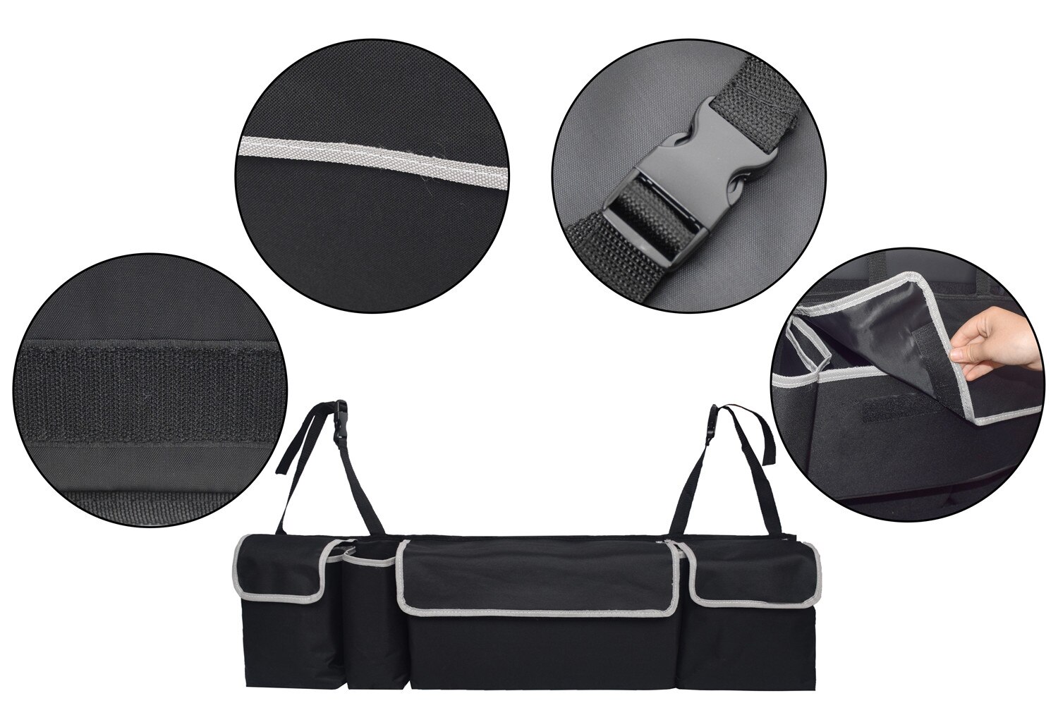 Auto styling suv auto organizer kofferbak achterbank opbergtas auto tas oxford auto rugleuning organizers universeel