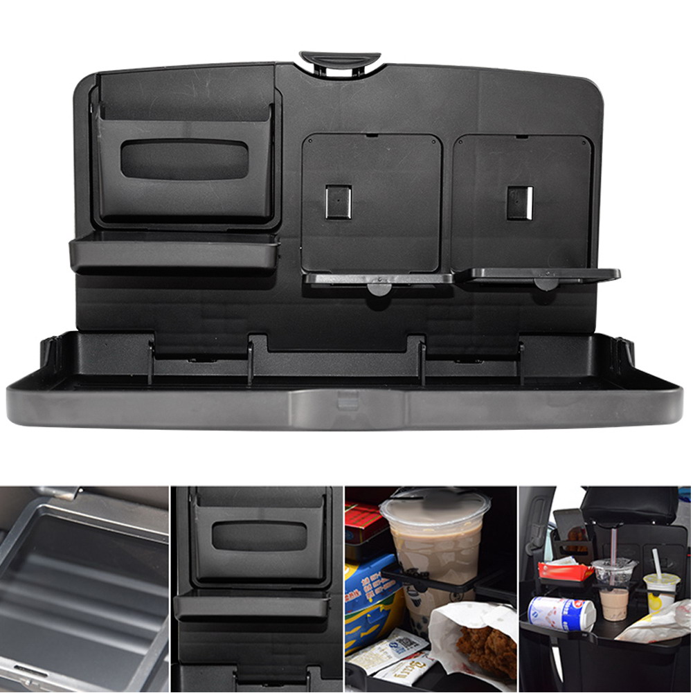 Stabiel Folding Auto Voedsel Lade Eettafel Bekerhouder Universal Car Seat Terug Pallet Opbergen Opruimen Accessaries