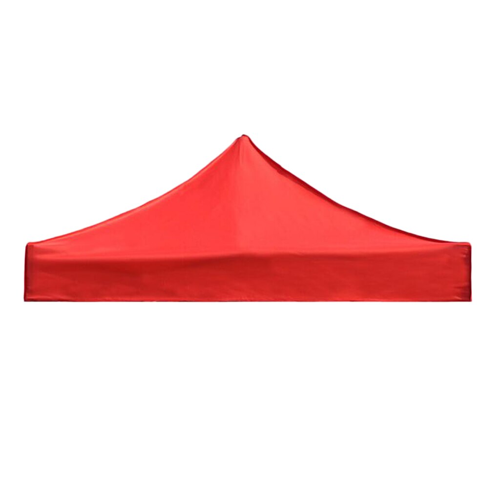 Garden Replacement Gazebo Canopy Top Tent Cover Rain Proof Oxford Shelter: Red 2x2m