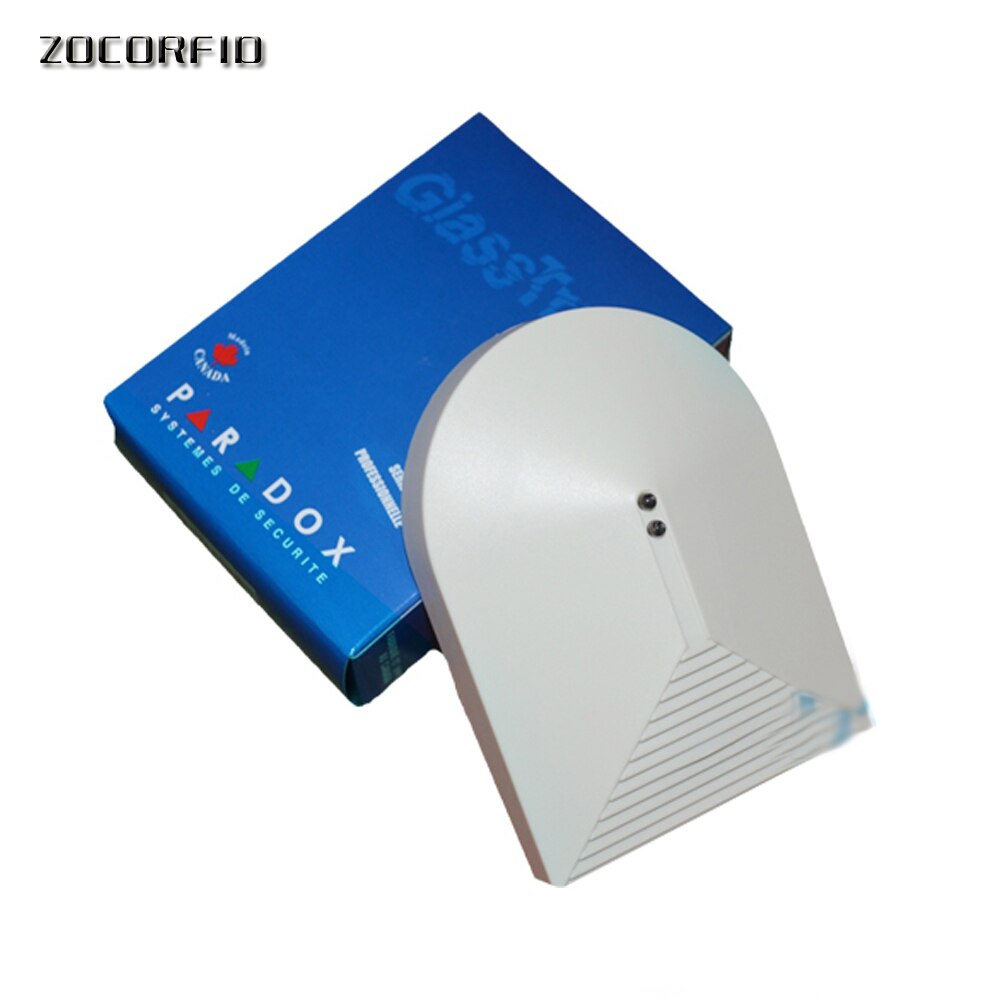 Wired Glass Break Detector Sensor for Home Burglar Alarm Adjustable Sensitivity