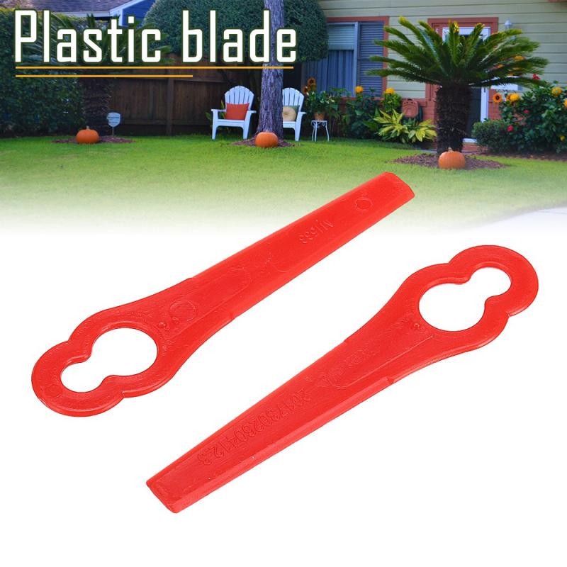50 Stuks Plastic Trimmer Gras Trimmer Blades Snelle Switchblades Trimmer Vervanging Tuingereedschap