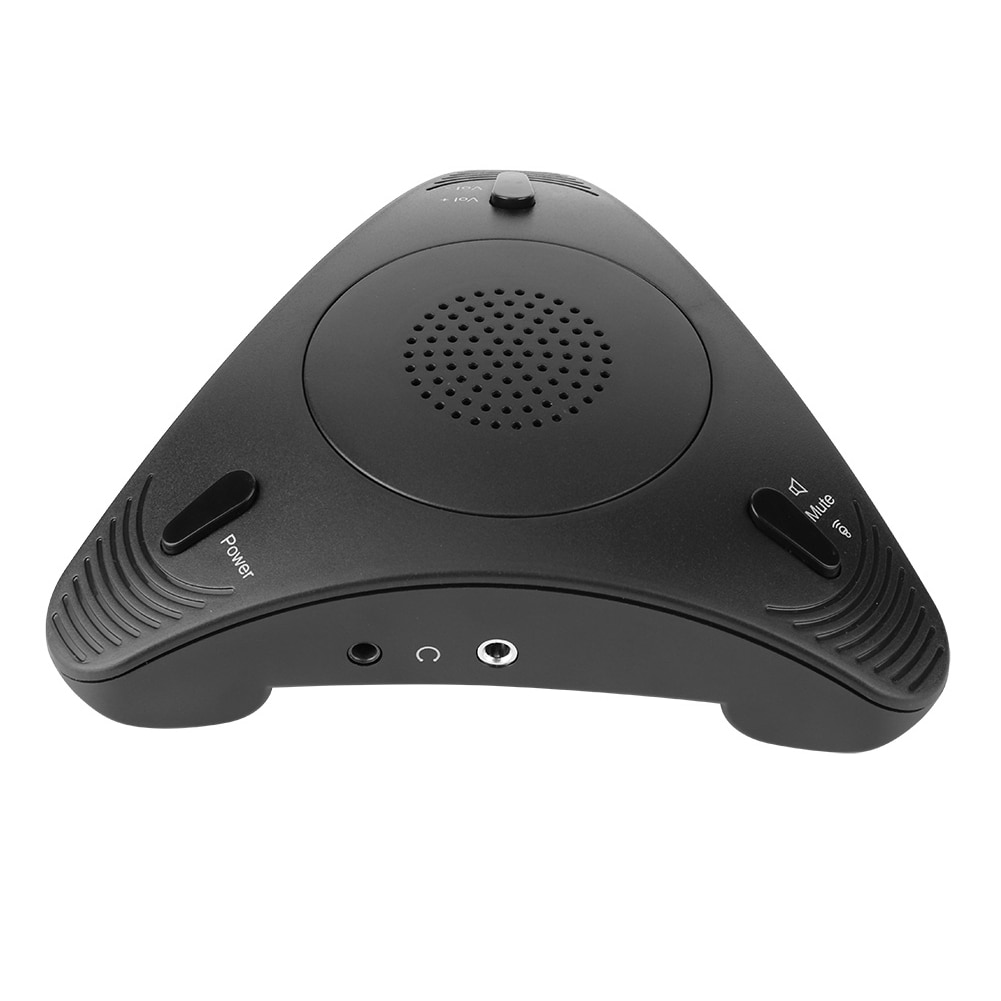 USB 2.0 Desktop Computer Conference Omnidirectional Condenser Microphone Mic Speaker Speakerphone for Business Video Meeting