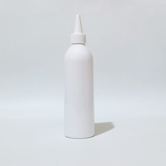 30 x 100ml 150ml 200ml 250ml lege witte plastic flessen, pet-flessen met puntige dop voor huidverzorgingscrème, shampoo-gelflessen: Donker kaki / 150ml