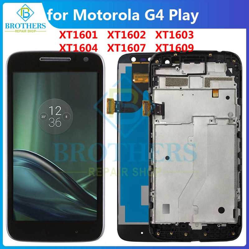 Tela touch display lcd para motorola, moto g4 play, forg4play xt1601 xt1602 xt1603 xt1604 xt1607 xt1609, peças para celular