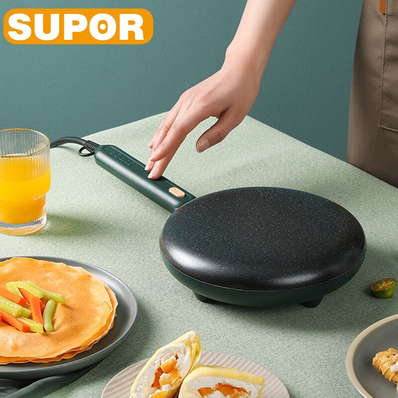 SUPOR Portable Pancake Maker 700W Home Breakfast Machine Melaleuca Cake Making Appliances Can Be Used in Dorms