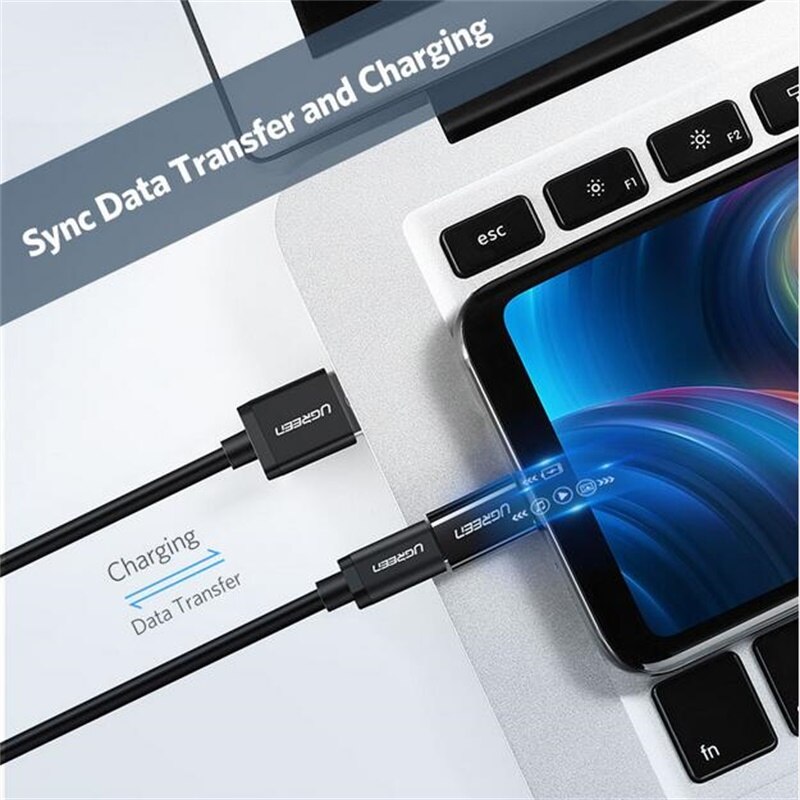 Ugreen micro usb naar usb type c adapter voor Samsung s9 s8 huawei P20 lite sony xiaomi micro usb kabel opladen converter Android