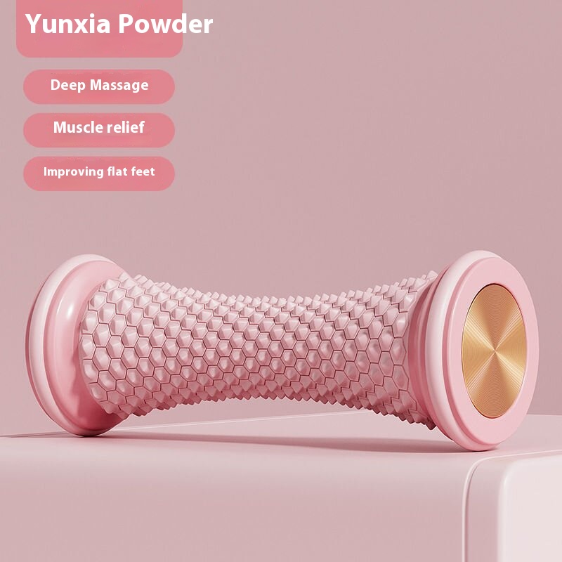 Voetmassage Yoga Fascia Bal Voettrainer Platte voet Spier Ontspanning Massage Roller Huishoudelijke voetpers Artefact: Blauw