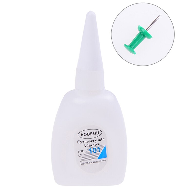30g Super colle Cyanoacrylate adhésif instantané forte adhérence réparation rapide 101 séchage instantané