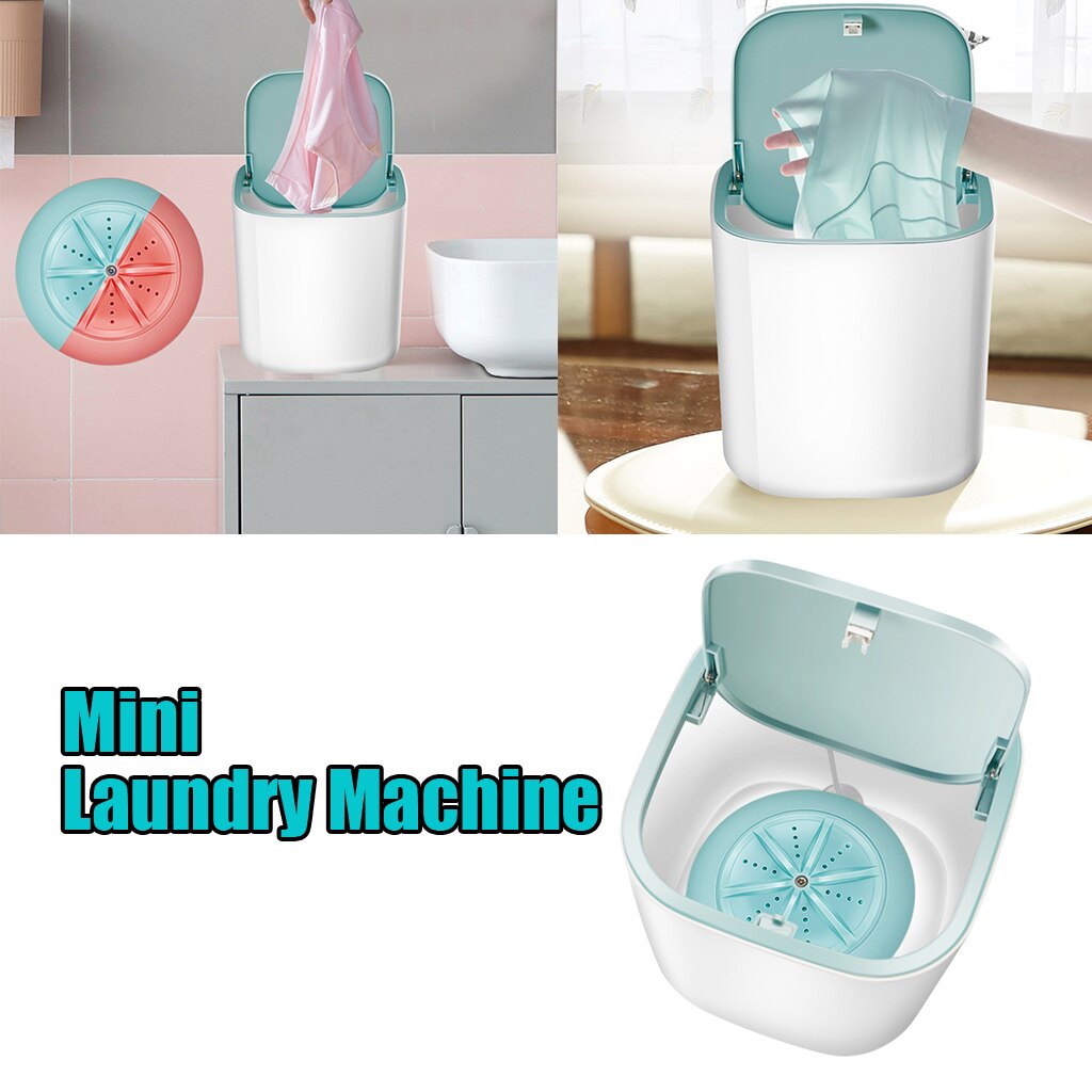 Mini Washing Machine Laundry Machine Washer USB for Apartments Compact B