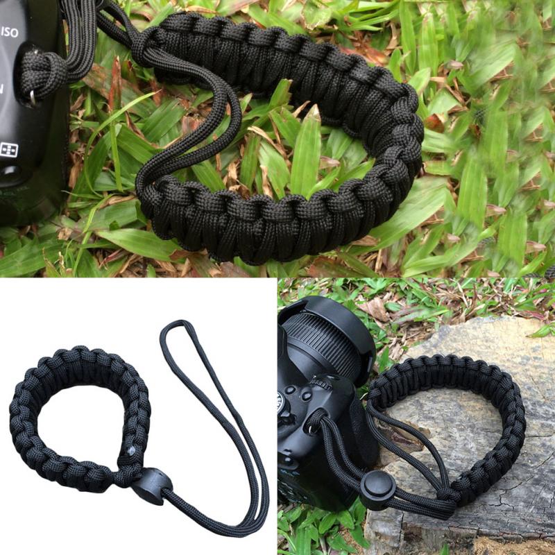 Strong Adjustable Camera Wrist Lanyard Strap Grip Weave Cord for Paracord DSLR #06