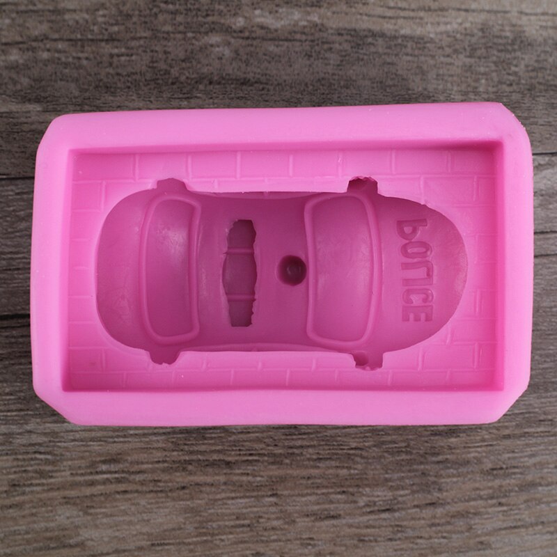 Handgemaakte zeepmal 3d cartoon autovormige harsmal diy zeepmaakgereedschap