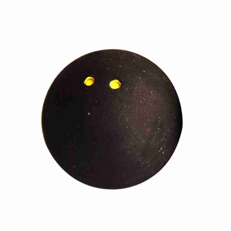 Single Blue Dot Squash Ball High Bounce Fast Speed Training Rubber Ball for Beginner Newcomer: double yellow