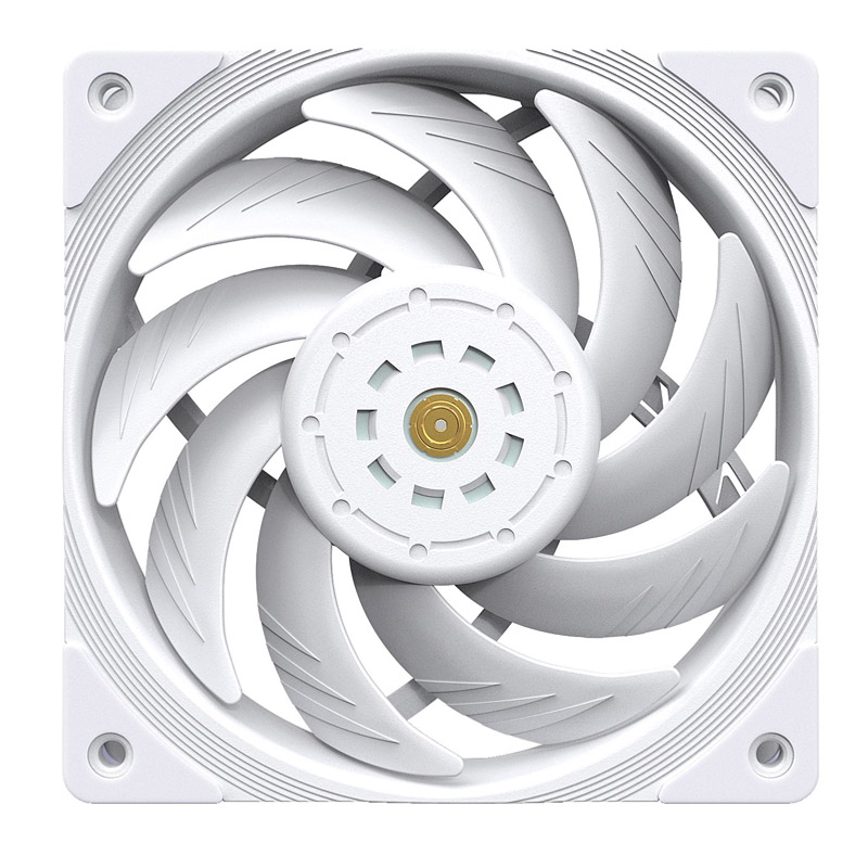 TEUCER T30 CPU Cooler Fan 2150RPM 4PIN PWM 12cm Computer Case Cooling System Fan S-FDB Bearing Silent PC Gamer CPU Cooler 120mm: Beige
