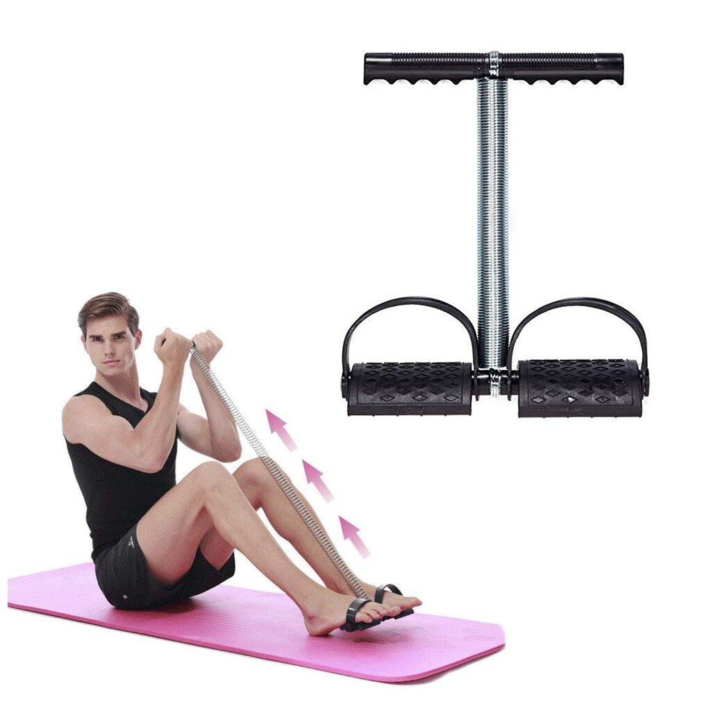 Body Sculpture Ab Abdominal Trainer Exerciser Tummy Action Rower Sit-Up Pull Rope Equipment Helper for Yoga Fitness Classes