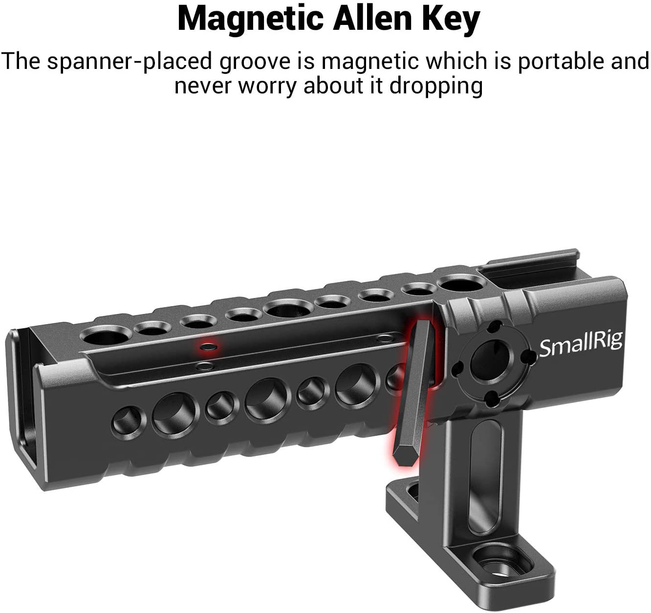 SmallRig Universal Top Handle Action Stabilizing Hand Grip with Arri 1/4" 3/8" Mount for Camera Cage Accessories