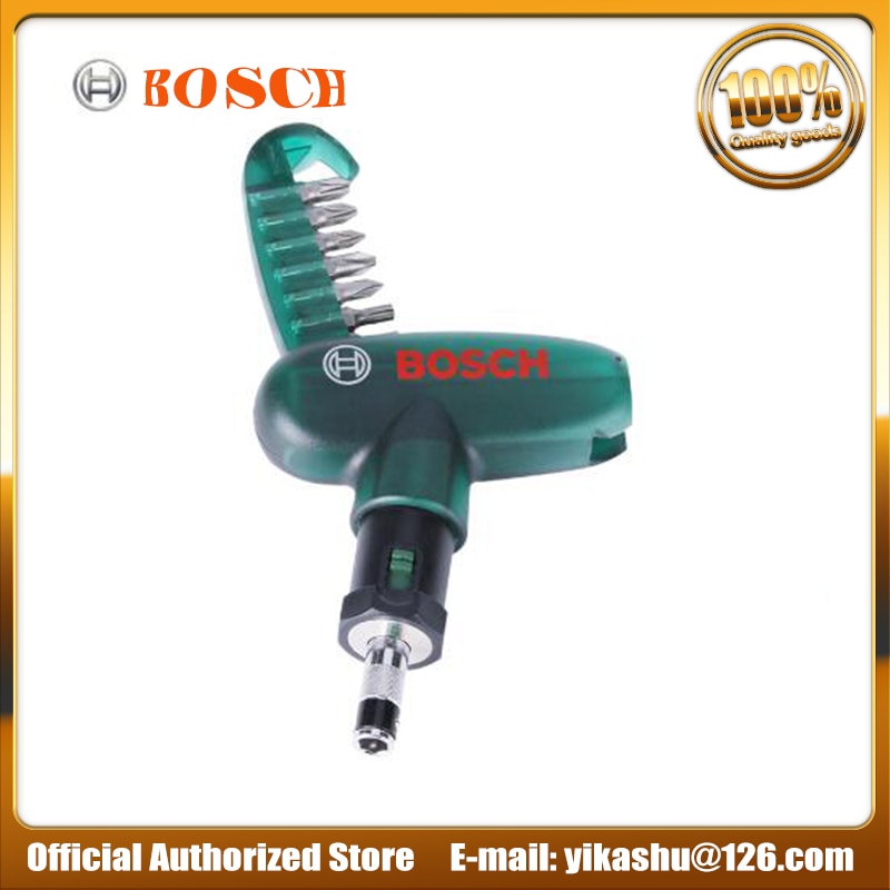 BOSCH Power Tools 10 Pieces Ratchet Screwdriver Bit Set